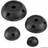 Press-vertical black plastic gland Ø 12/15 mm   - N°1 - comptoirnautique.com