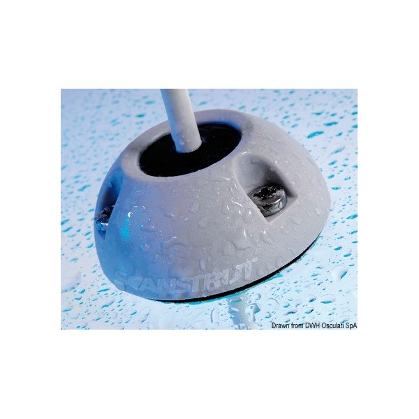 Pressa-verticale in plastica nera Ø 12/15 mm   - N°2 - comptoirnautique.com