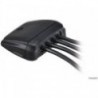 Horizontal cable gland-SCANSTRUT black multiple cable  