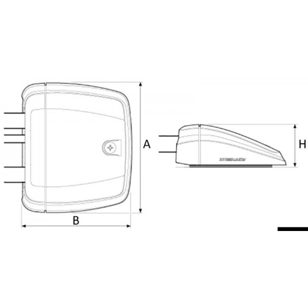 Pressacavo orizzontale-SCANSTRUT nero cavo multiplo - N°2 - comptoirnautique.com