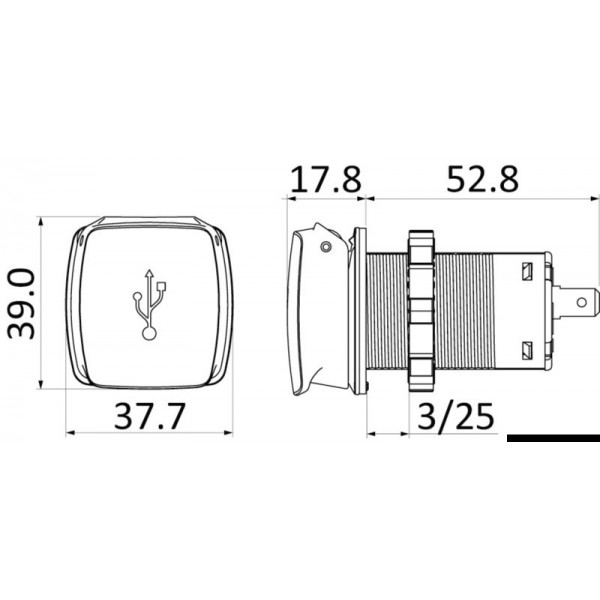 Presa impermeabile SCANSTRUT Flip Pro 12 V - N°2 - comptoirnautique.com
