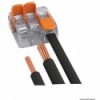 Pacote de 50 conectores WAGO de 3 condutores e 4 mm² - N°1 - comptoirnautique.com