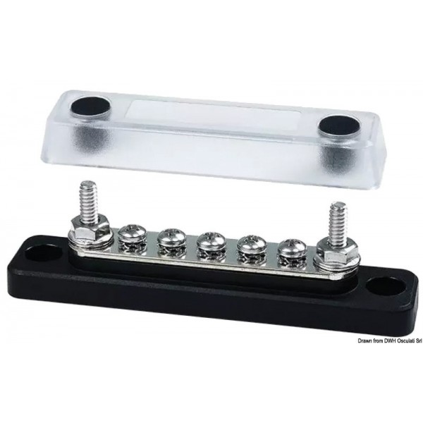 Elektrischer Poller Heavy-Duty Bus Bar Techno 2x5 - N°1 - comptoirnautique.com