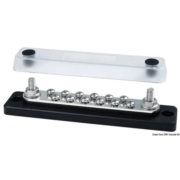 Elektrische Poller Heavy-Duty Bus Bar Techno 2x6 (12x4) - N°1 - comptoirnautique.com