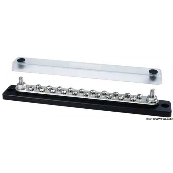 Elektrischer Poller Heavy-Duty Bus Bar Techno 2x6 (20x4) - N°1 - comptoirnautique.com