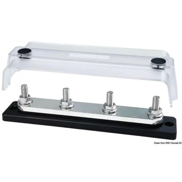 Elektrischer Poller Heavy-Duty Bus Bar Techno Transparenter Deckel 4x8 - N°1 - comptoirnautique.com