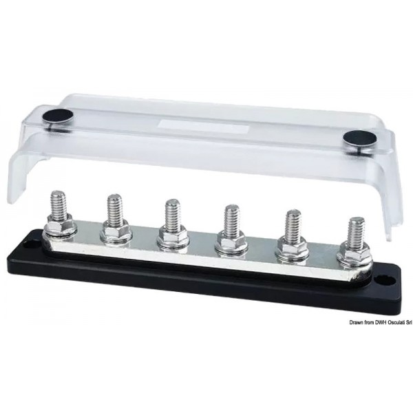 Elektrischer Poller Heavy-Duty Bus Bar Techno Transparenter Deckel 6x8 - N°1 - comptoirnautique.com