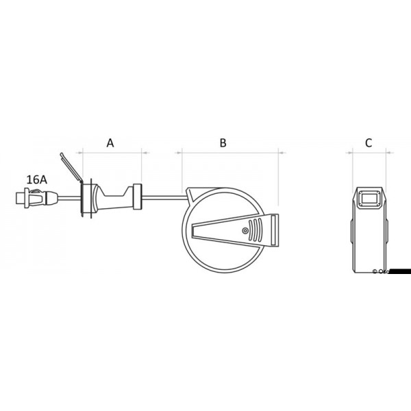 Câble de quai électrique rétractable 16 A - N°5 - comptoirnautique.com