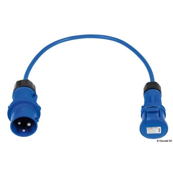 Adaptateur pré-câblé pour prise 32 A et fiche 16 A - N°1 - comptoirnautique.com