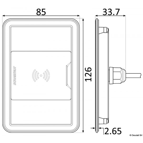 Kabelloses Ladegerät ROKK SURFACE 15W 12/24V - N°3 - comptoirnautique.com