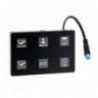 Elektrisches Touchpanel mit 6 Schaltern