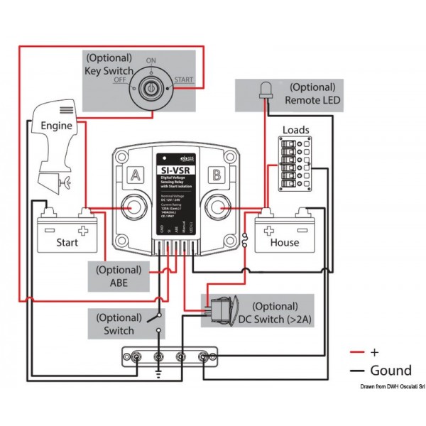 Relay sensible à la tension VSR avec isolateur starter - N°2 - comptoirnautique.com