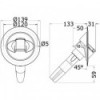 Douche Saturn mitigeur vertical inox - N°4 - comptoirnautique.com