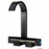 Robinet noir Style eau chaude + froide