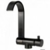 Schwarzer Wasserhahn Style versenkbar Warm- + Kaltwasser