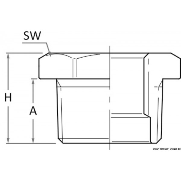 M-Verschraubung-F aus Bronze GUIDI 2"1/2 x 3"  - N°3 - comptoirnautique.com