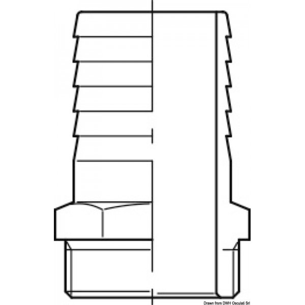Espigão de bronze GUIDI 3" x 80 mm - N°3 - comptoirnautique.com
