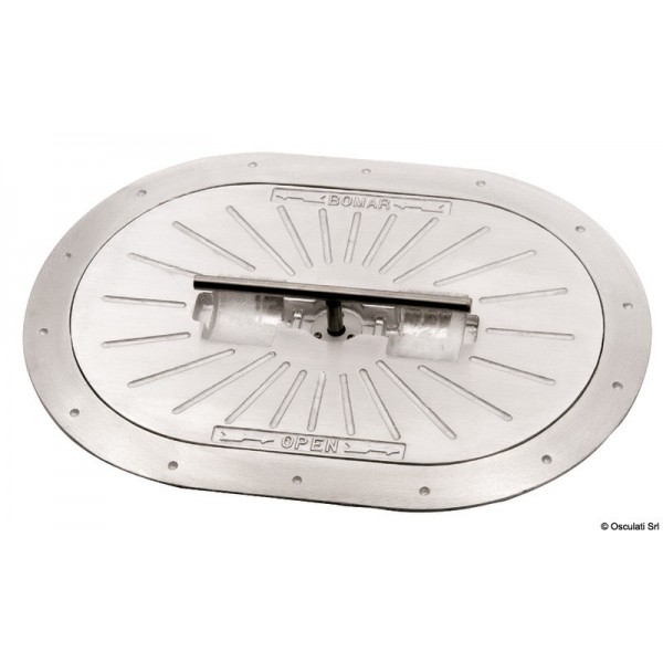 Watertight inspection hatch 380 x 610 mm BOMAR - N°1 - comptoirnautique.com