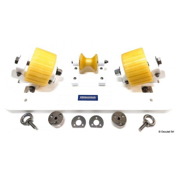 Support plate with 2 VersaChock rollers - N°1 - comptoirnautique.com