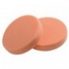 Tampons en mousse orange 80x30 mm moyen-rigide 2 pièces