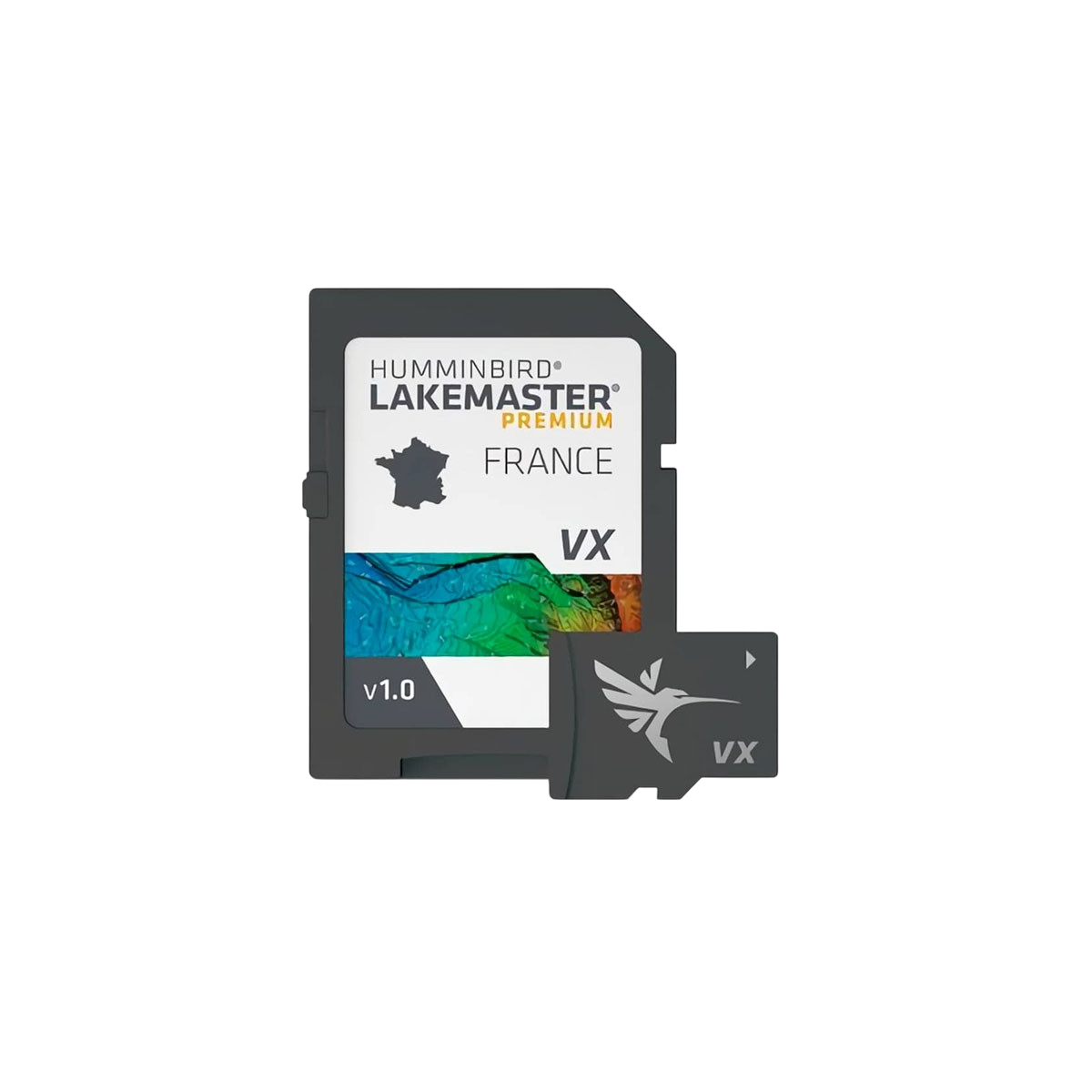 Carte détaillée des principaux lacs français HB-LAKE-M Humminbird