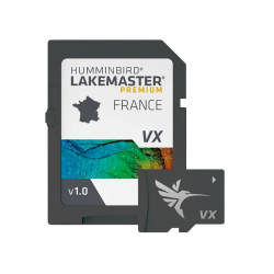 Carte détaillée des principaux lacs français HB-LAKE-M Humminbird