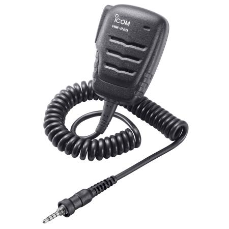 Microphone haut-parleur compact étanche IPX7 pour IC-M94DE HM-228 ICOM
