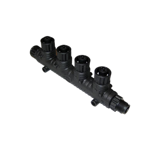 4-way low-loss Micro-C NMEA 2000 T-connector - N°1 - comptoirnautique.com