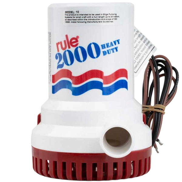 Submersible bilge pump - 24V - 125 L/min - N°3 - comptoirnautique.com