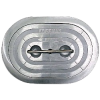 15x24'' Oval Alu watertight hatch - Alu frame - N°1 - comptoirnautique.com