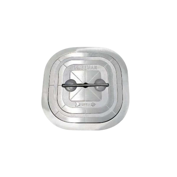 24'' Square Alu watertight hatch - Alu frame - N°2 - comptoirnautique.com