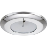 Faretto LED Ø 77mm SELENE acciaio inox 10-30V bianco naturale - interruttore