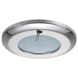 Spot halogène Ø77mm Sabine inox 12V 10W - interrupteur QL077 Quick Marine Lighting