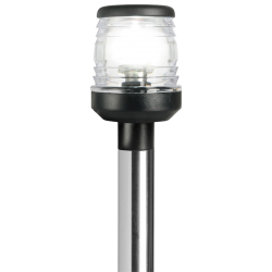 Hampe lumineuse inox rabattable feu plastique noir 60 cm OSC-11.130.00 Osculati
