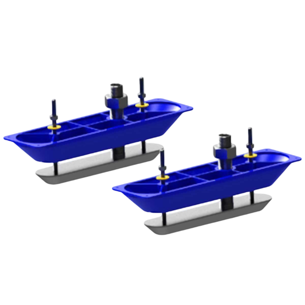 Paire de sondes traversantes en acier inoxydable StructureScan HD avec câble en Y NA677 Lowrance/Simrad - N°1 - comptoirnautique.com