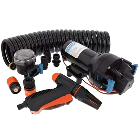 Kit pompe de lavage Hotshot HD6 - 12V - 23 L/min JH613 jabsco