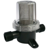 1/2" threaded fine mesh inlet/outlet filter