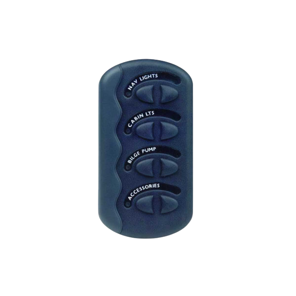 Watertight electrical panel with 4 switches - N°2 - comptoirnautique.com