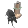 Embase complète pour propulseur SE30-SE40 avec tunnel Ø 125 mm PR192 Sleipner / Side-Power - N°1 - comptoirnautique.com