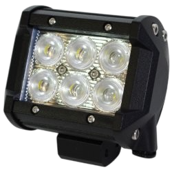 6 LED spotlight 18W 1250...