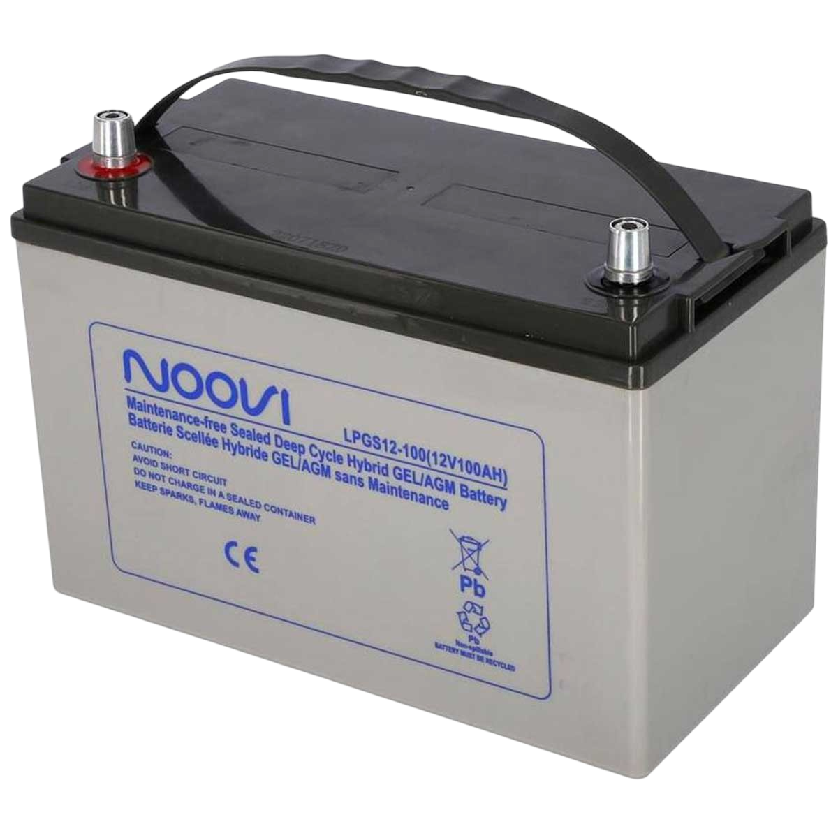 Batterie Hybrid gel/AGM 12V 80A.h BH221 Noovi