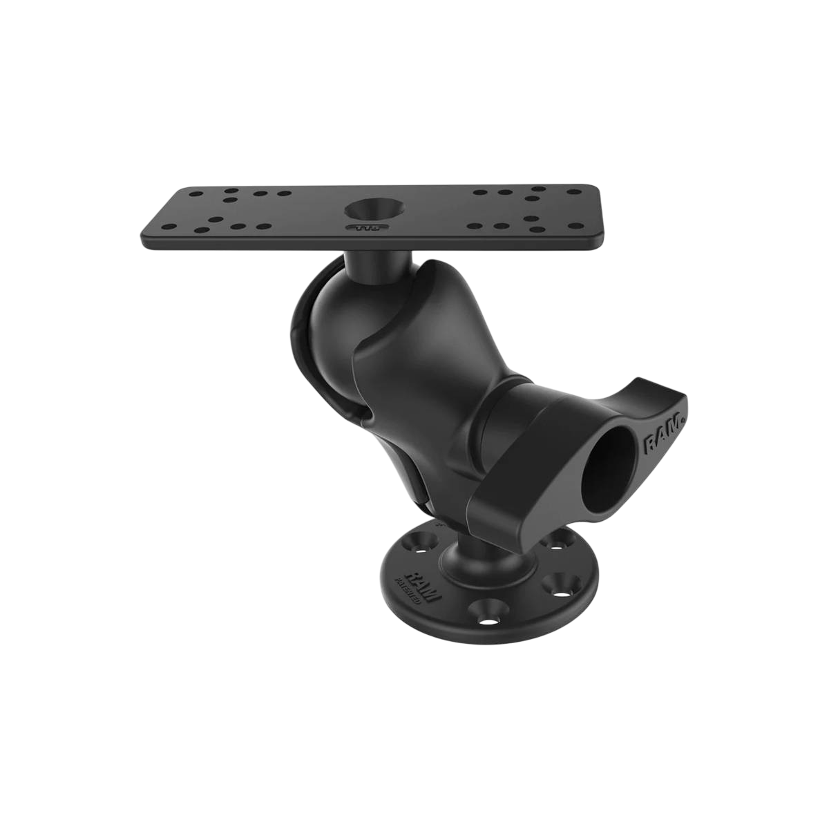 Support Horizontal pour Garmin et Lowrance - de 9 à 12" - Boule D RAM-SGL912 Ram Mounts