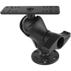 Support Horizontal pour Garmin et Lowrance - de 9 à 12" - Boule D RAM-SGL912 Ram Mounts