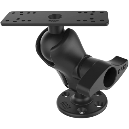 Support Horizontal pour Garmin et Lowrance - de 9 à 12" - Boule D RAM-SGL912 Ram Mounts