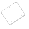 Smoked grey acrylic kit + gasket for Low Profile T60 panels - N°1 - comptoirnautique.com