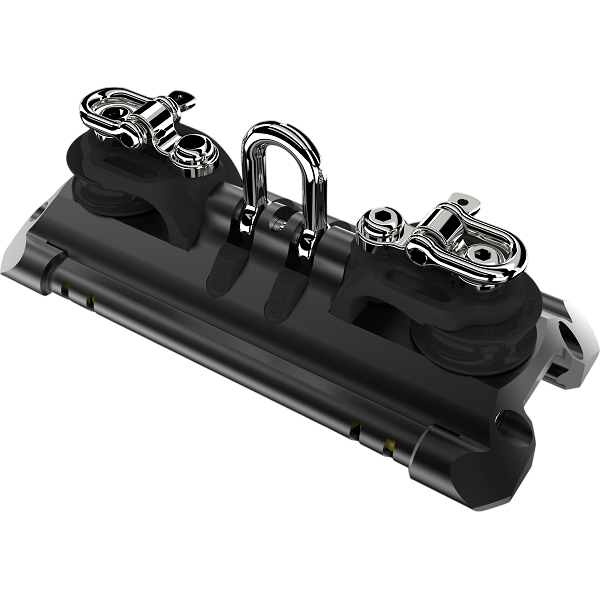 NTR carriage with Torlon balls, shackle, 2 control sheaves & ring - T2 - N°1 - comptoirnautique.com