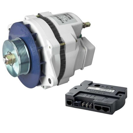 Alternateur Alpha 24V/75A + régulateur de charge Alpha Pro III 48624076 Mastervolt