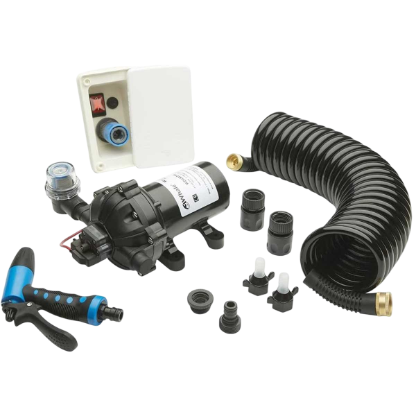 Kit completo de lavagem a alta pressão - 12V - 13 L/min - N°3 - comptoirnautique.com
