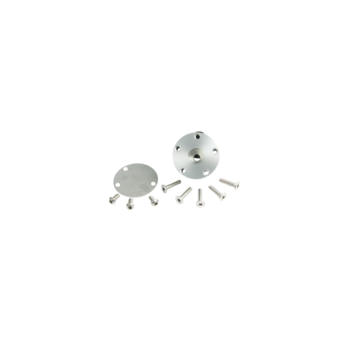 Kit plot aluminium trou rond avec filetage AM-240415 Pike'n Bass