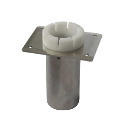 Socle inox encastrable à crans pour porte-canne Seanox AM-478026 Seanox